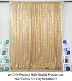 ShinyBeauty PHOTOBOOTH Backdrop - 4FTx7FT - Light Gold Sequin Fabric, Wedding & Rust Backdrop, Photography Curtains