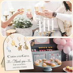 Winnie Cards and Gift Sign, Classic Pooh Thank You Wooden Sign, Classic Winnie Bridal Shower Baby Shower Favors, Thank You for Your Gift and Well Wishes Sign with Stand 9 * 11IN
