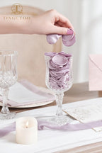 TINGE TIME 200pcs Silk Flower Petals for Wedding, Rose Petals for Decoration, Fake Flower Petals for Bridal Showers, Flower Girl Petals for Anniversaries and Parties (Lavender)