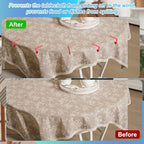 uxcell 8 Pack Tablecloth Clips, Stainless Steel Table Cloth Cover Clamps, 2.56" x 2.68" Windproof Holder Clips for Home Party Picnic Wedding Camping Dining Tables, Blue Green