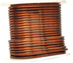 Mandala Crafts 12 Gauge Anodized Aluminum Craft Wire for Jewelry Making - 276 FT Colored Flexible Silver Copper True Blue Brown Red Kelly Green Wire - Bendable for Bonsai Armature Crafting Sculpting