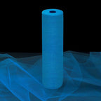Turquoise Tulle Fabric Rolls 54 Inch by 10 Yards Fabric Tulle Bolt for Wedding Decorations DIY Tutu Baby Shower Table Skirt Birthday Party Craft Supplies