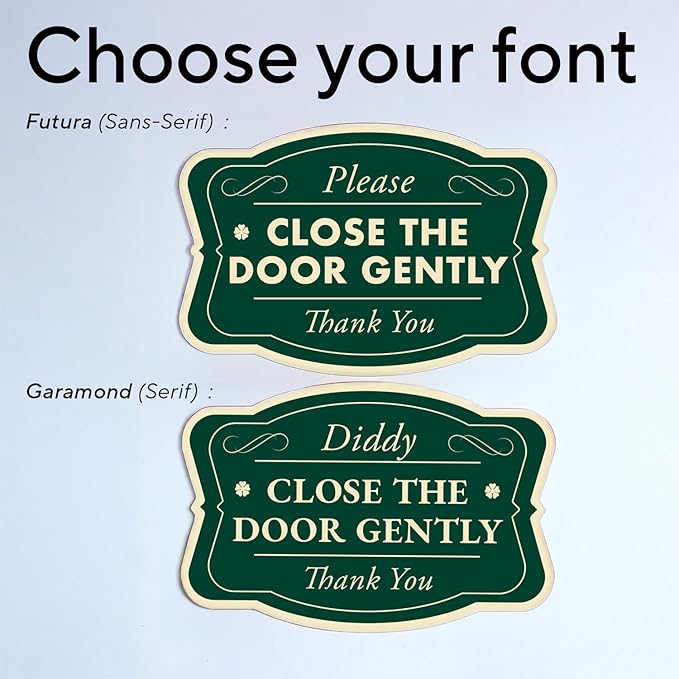 Custom Decorative Outdoor and Driveway Signs, Aluminum Waterproof Signs Made in USA, Forest Green 30x24 In