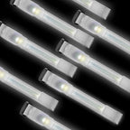 8 Pack LED Bracelets Light Up Wristbands,Glow Flashing Wristbands Glow in The Dark Party Supplies for Party, Festivals, Sports, Camping,Night Events (White)