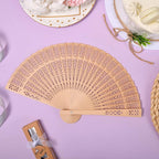 36-Piece Wooden Gift Box Wrapped with Hand-held Folding Fan or Wedding Gift, Bride Gift Party Home Decoration Birthday Gift
