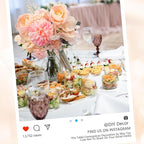 Tigeen Artificial Flowers Artificial Peonies Silk Flowers Faux Peony Fake Peony Silk Hydrangea Bouquet for Wedding Table Centerpiece Floral Vase Decor(Orange,12 Bundles)