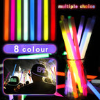 20 Pcs Ultra Bright Large Glow Sticks 14 Inch Industrial Grade 8 Colors Jumbo Light Sticks Emergency glow in the dark for Camping Accessories, Party,Hurricane, Earthquake, Survival Kit