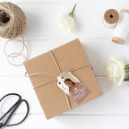 Andaz Press 40-Pack Personalized Quinceañera Favor Tags with String, Mis Quince Años Classic Gift Tags with Custom Photo for Quince, XV, 15th Birthday Quinceanera Decorations, Favor Gifts