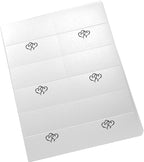 Linked Hearts Printable Place Cards, Black (Choose Color), Set of 150 (25 Sheets), Laser & Inkjet Printers - Wedding, Party, Dinner, and Special Events - Made in the USA