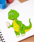 Aowplc 30 Sheets Make A Dinosaur Stickers for Kids Fun Mix 'n Match Craft for Party Favors & Activities