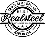 RealSteel Personalized Metal Wall Art - Custom Tree of Life Design with Family Name - Circular Metal Sign - Personalized Wedding, Anniversary, or Housewarming Gift (30")