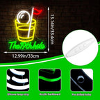 Golf Neon Sign for Wall Decor Golf Neon Light for Man Cave Dimmable LED Light Up Sign for Course Gym Club Bedroom Park Party Club Decor Birthday Gifts Art Size13.1 * 12.9In(WZCP204)