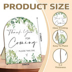Thank You for Coming Please Take One Sign, Eucalyptus Leaf Decoration Wedding Shower Sign for Guests, Bridal Shower Welcome Sign, Baby Shower Birthday Party Decor Supplies 9 * 11IN