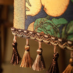 13×72 Inch Table Runner, Retro-Luxury Tassels Series for Kitchen Dining Table Holiday Decoration (Lemon Garden)