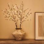 Fudios Lighted Branches with Ice Timer 100 LED 32IN, Artificial Tree Branch with Lights for Home Bedroom Fireplace Mantle Christmas Holiday Decoration