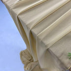 EHLDekol 10 Packs Chiffon Table Runners 27 x 120 inches Romantic Sheer Wedding Table Runner Top Table Bridal Party Decoration