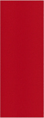 Ottomanson 3'11" x 8' Hallway Runner with Scraper Pile Extra Durable Non-Slip Rug Mat for Indoor & Outdoor Use - Ideal for Kitchen, Entryway, Patio & Garage - High-Traffic Carpet, Red