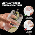 36 Pack Plastic Ribbed Wine Glasses, 15Oz Origami Disposable Wine Glasses Unbreakable Clear Plastic Cocktail Glasses Recyclable Shatterproof Reusable Wine Cups