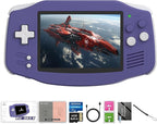 RG34XX Retro Handheld Game Consoles RG34XX Classic Retro Gaming Console 32+64G Card Preloaded Games 5000+ rg34xx Portable Gaming Console Linux 64-bit 3500mAh Battery WiFi Bluetooth HD and TV Output Indigo