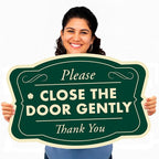 Custom Decorative Outdoor Metal Sign - Personalized Aluminum Driveway Sign, Waterproof, Made In USA - Design 3 Forest Green 36x24 In