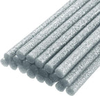 uxcell 20pcs Hot Glue Sticks for Glue Gun 11mm/0.43-inch x 6-inch Mini Hot Melt Adhesive Glue Stick Glitter Silver