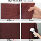 6x9FT Burgundy Red Screen Backdrop for Photography Photo Booth Wine Red Backdrop for Photoshoot Background