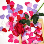 Heart Confetti Decoration - Romantic Decor for Valentine's Day,Mother's Day,Birthday,Anniversary,Thanksgiving,Christmas,New Year (400PCS Mix)