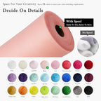 Blush Tulle Fabric Rolls 54 Inch by 40 Yards Tulle Bolt Spool for Wedding Decorations DIY Tutu Baby Shower Table Skirt Ceiling Decor Birthday Party Craft Supplies