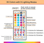 Pooqla 40th Birthday Decorations for Her Him, 35 Colors LED Light Up Numbers with Remote, Multicolor Marquee Numbers 40 Sign for Party Wedding Anniversary Decor 40th Birthday Gift, Number 40