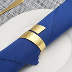 Gold Napkin Rings Set of 10, Metal Material (Gold, Normal)