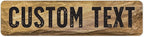 Custom Sign, Custom Street Sign, 11 Font Colors, 13 Font Styles, 4 Hole Options, 22 Sizes, 8x32 Inches, Rust Free DiBound, Fade Resistant, Made in USA by My Sign Center (Stone)