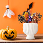 10/12/24/36 Pack Mini Dried Flowers for Vase Wedding Various Mini Bouquet Dried Small Wildflowers Natural Flowers Bulk for Crafts DIY Decor (12, Halloween Color1)