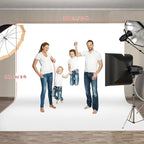 HEMMOTOP White Photography Backdrop, 10x8 ft White Photo Backdrops Background Curtain for Photoshoot, Video Recording, Photographic Studio, Picture, Party, Photos, Product (Backdrop only)