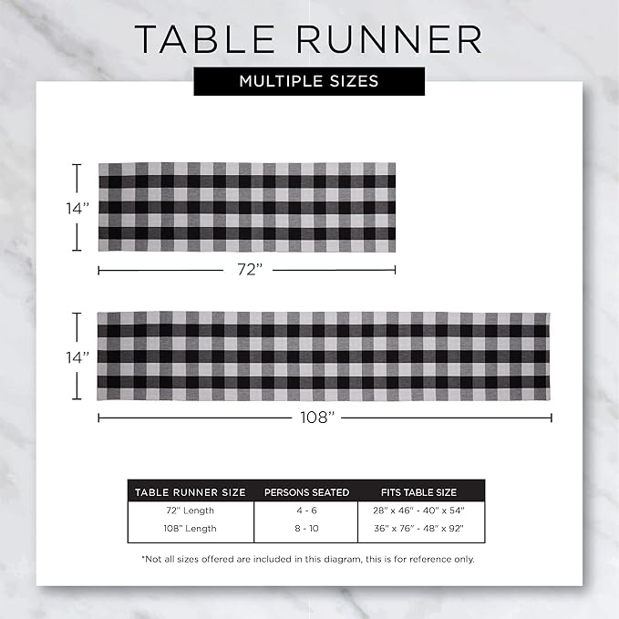 DII Woven Basic Tabletop Collection Chevron Table Runner, 15x108, Cinnamon