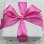 Hot Pink Solid Satin Ribbon 2 Inch 25 Yards Solid Polyester Fabric Ribbon for Gift Wrapping Wedding Christmas Baby Shower Birthday Party Decoration Handmade Immortal Flower Craft