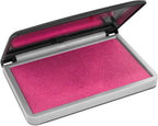 MaxMark Large Pink Stamp Pad - 2-3/4" by 4-1/4" - Premium Quality Felt Pad