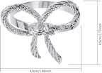Pack of 18 Napkin Rings Alloy Hollow Out Flower Napkin Holder Dinning Table Napkin Ring for Dinner Parties Wedding Banquet Table Setting Family Gatherings Table Decor（Silver，18）