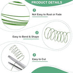 0.3mm Jewelry Wire, 28 Gauge 328FT Craft Wire Copper Beading Wire for Jewelry Making/Planting/Weaving/DIY Crafting, Soft Metal Wires [100M, Green]