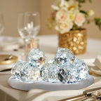 12pcs 30mm Clear Crystal Glass Ball Prisms Hanging Crystals Prisms Sun Catchers for Wedding Centerpieces Party DIY Crafts