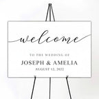 Wedding Welcome Sign - Welcome To The Wedding Sign - Personalized Wedding Sign - Wedding Décor