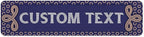 Custom Sign, Custom Street Sign, 11 Font Colors, 13 Font Styles, 4 Hole Options, 22 Sizes, 12x48 Inches, Rust Free DiBound, Fade Resistant, Made in USA by My Sign Center (Fauxsaic 1)