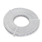 Fashewelry 32.8 Feet 5mm Aluminum Flat Artistic Wire Silver Bendable Metal Craft Wire for Beading for Bezel Sculpting Armature Jewelry Making Gem Metal Wrap