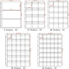 321 Pockets Fireproof Coin Collection Holder Album Book for Collectors, 312 Pockets Coins Collecting Album and 9 Sleeves Paper Money Coins Collecting Album for Coin Currency Collection Supplies, Stamp