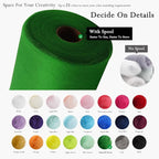Emerald Green Tulle Fabric Rolls 54 Inch by 40 Yards Tulle Bolt Spool for Wedding Decorations Christmas Gift Wrapping DIY Tutu Baby Shower Table Skirt Ceiling Decor Birthday Party Craft Supplies