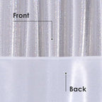 Fitable Silver Sequin Tablecloth for Parties 60x84 Inch - Sparkle Glitter Table Cloth Laser Rectangle Table Cover Overlay for Wedding Baby Shower Ceremony Birthday Cake Table Holiday Banquet