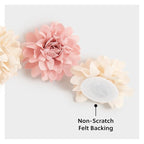 U Brands Mini Flower Fashion Small Magnet Set, Pink and Cream, 12 Count, Office Supplies for Classroom or Office Decor, Cute Magnets for Whiteboard