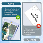 20ct Magnetic Card Holders, 35pt One Touch Card Holder, U-V Protection Hard Plastic Case for Trading Cards, Display Case for Sports, Baseball, Football, Game Cards