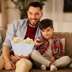 50 Pcs Popcorn Boxes Mini Paper Popcorn Box Cardboard Popcorn Container for Party Disposable Snack Candy Popcorn Bags Popcorn Holder for Movie Nights Birthday Wedding (White)