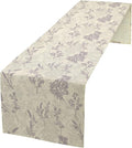 Purple Lavender Table Runner Vintage Watercolor Modern Kitchen Restaurant Decoration Suitable for Indoor and Outdoor Wedding Party Banquet Table Runner 13x70 Inch