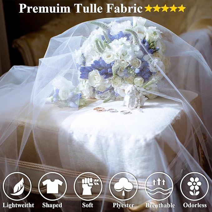 54" Tulle Fabric Rolls Blush Tutu Spool Bolt for DIY Wedding Decoration Baby Shower Tutu Skirt Gift Wrapping Roll Packaging